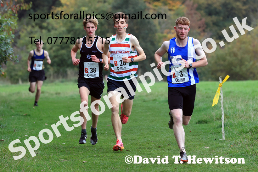 Senior Mens relay, 2025 Northern Cross Country Relays, Graves Park, Sheffield. Photo: David T. Hewitson/Sports for All Pics